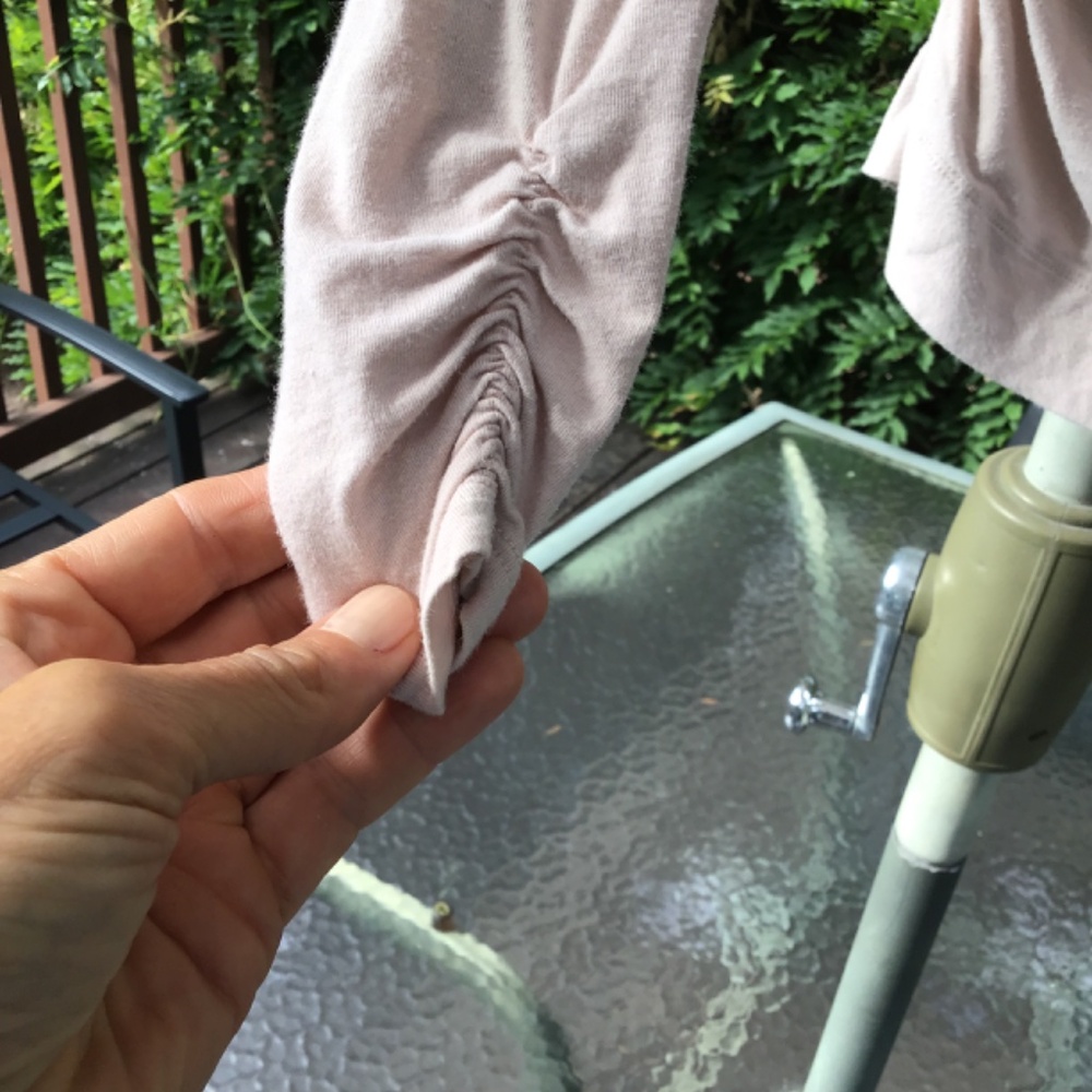 Cabi Ruched Ruffle Shirt - Picture 3 of 6